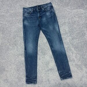 PRPS Jeans Stretch Windsor Tapered Skinny Fit Faded Mid Wash Mens 34 (33x33)